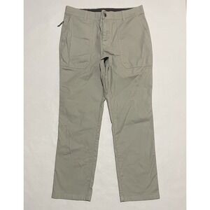 Columbia Pants Men 32 X 31 Beige Chino Hiking Fishing Zipper Pocket Outdoor